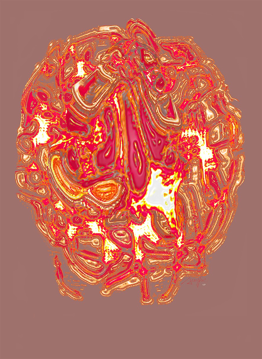 Grégory Dreyfus, Larmes de framboise ou Digital n°1B Grégory Dreyfus, Larmes de framboise ou Digital n°1B