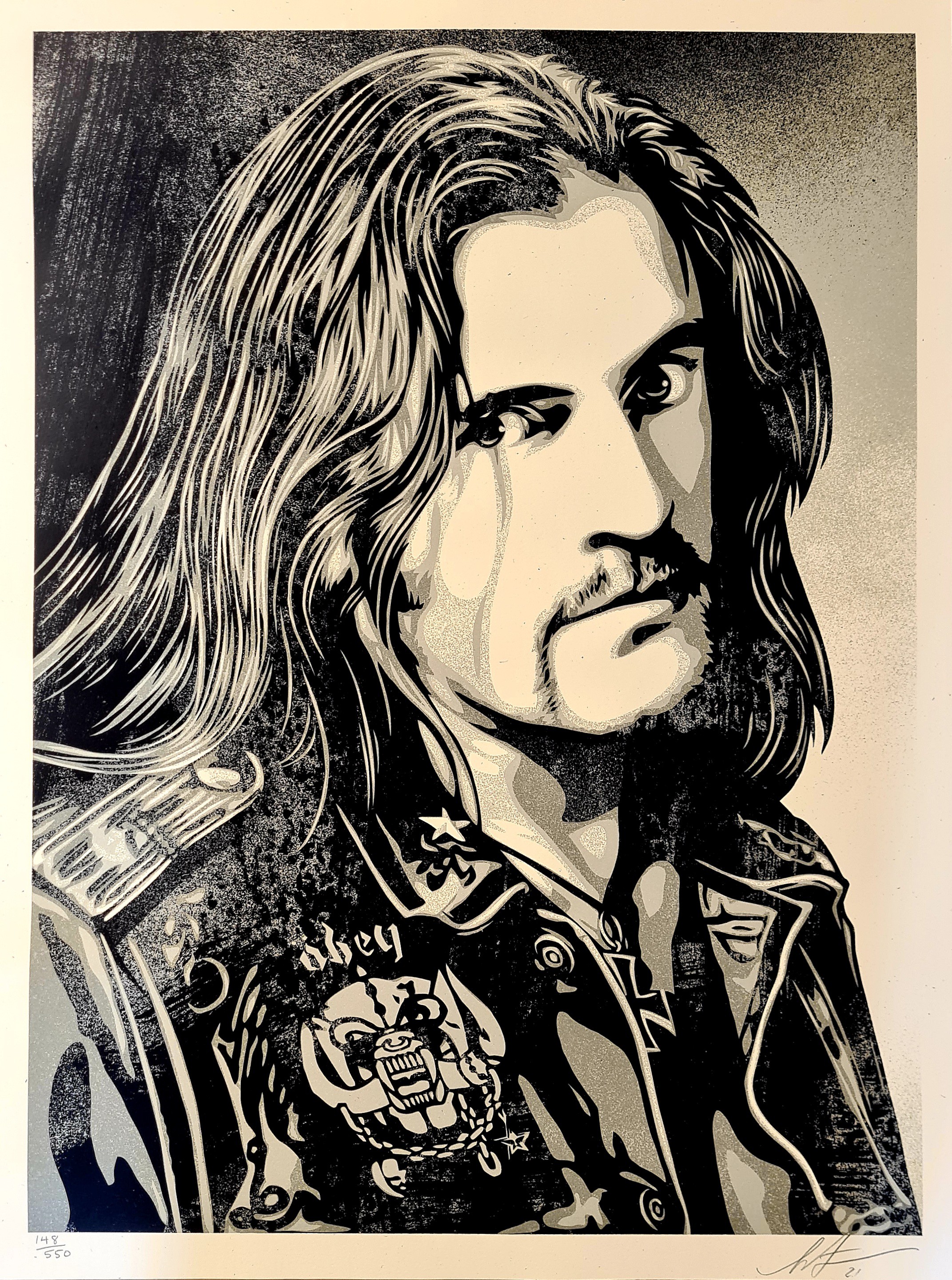 Shepard Fairey (Obey), Lemmy Damaged Case (Motörhead) Shepard Fairey (Obey), Lemmy Damaged Case (Motörhead)