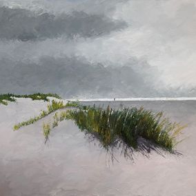 Painting, Les pieds dans l'eau, Eric Turlot