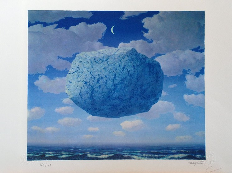 René Magritte, La Flèche de Zénon René Magritte, La Flèche de Zénon