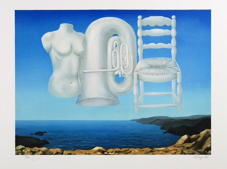 René Magritte, Le Temps Menaçant René Magritte, Le Temps Menaçant
