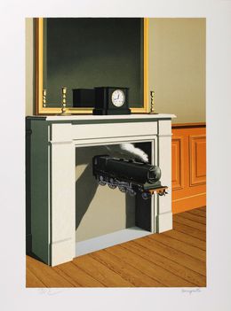 Print, La durée poignardée, René Magritte