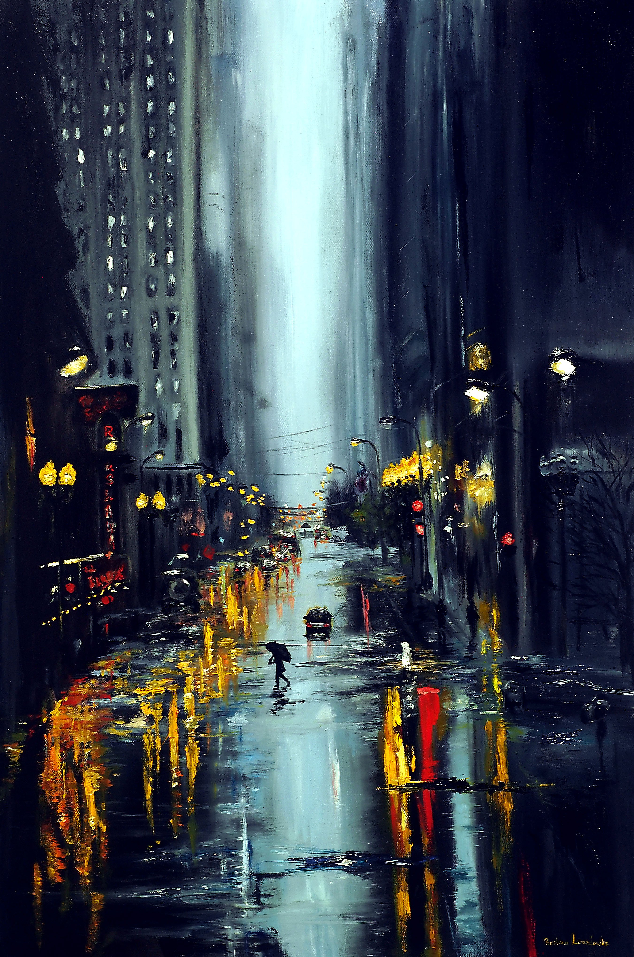 Ruslana Levandovska, The lights that shine in New York Ruslana Levandovska, The lights that shine in New York