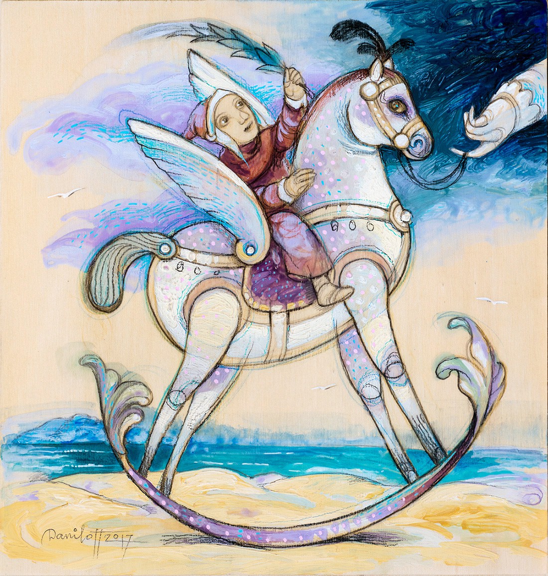 Alexander Daniloff, A spasso con Virgilio (serie Giochi in spiaggia) Alexander Daniloff, A spasso con Virgilio (serie Giochi in spiaggia)