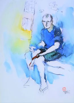 Painting, Touriste, Sounya Whang