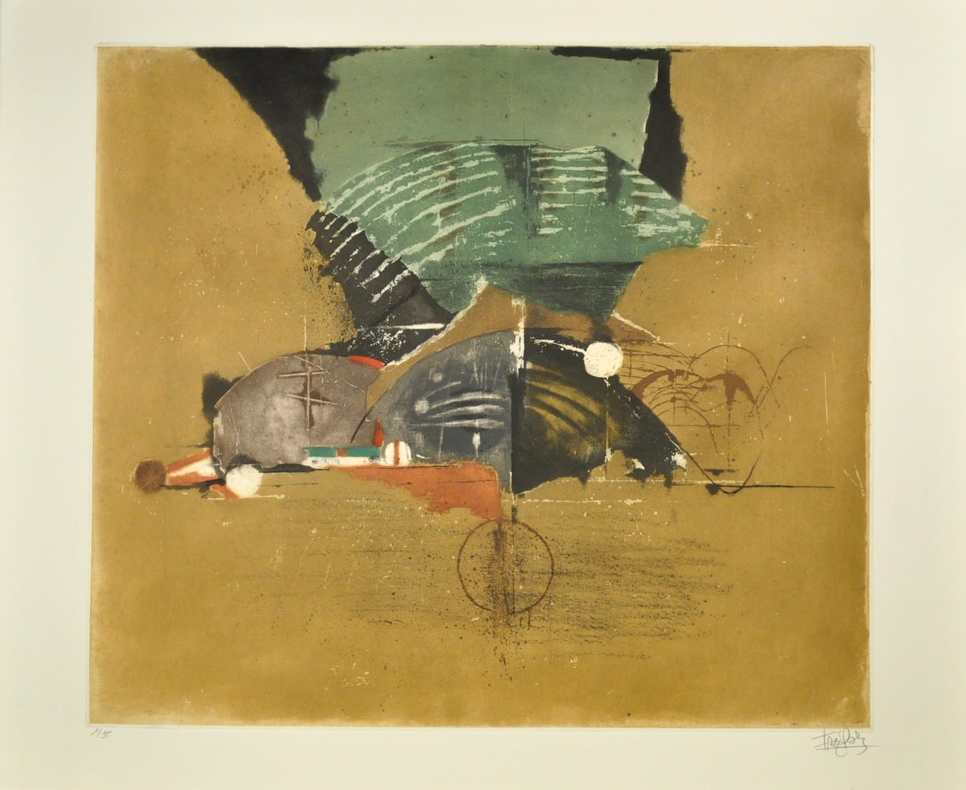 Johnny Friedlaender, Composition I, c. Johnny Friedlaender, Composition I, c.