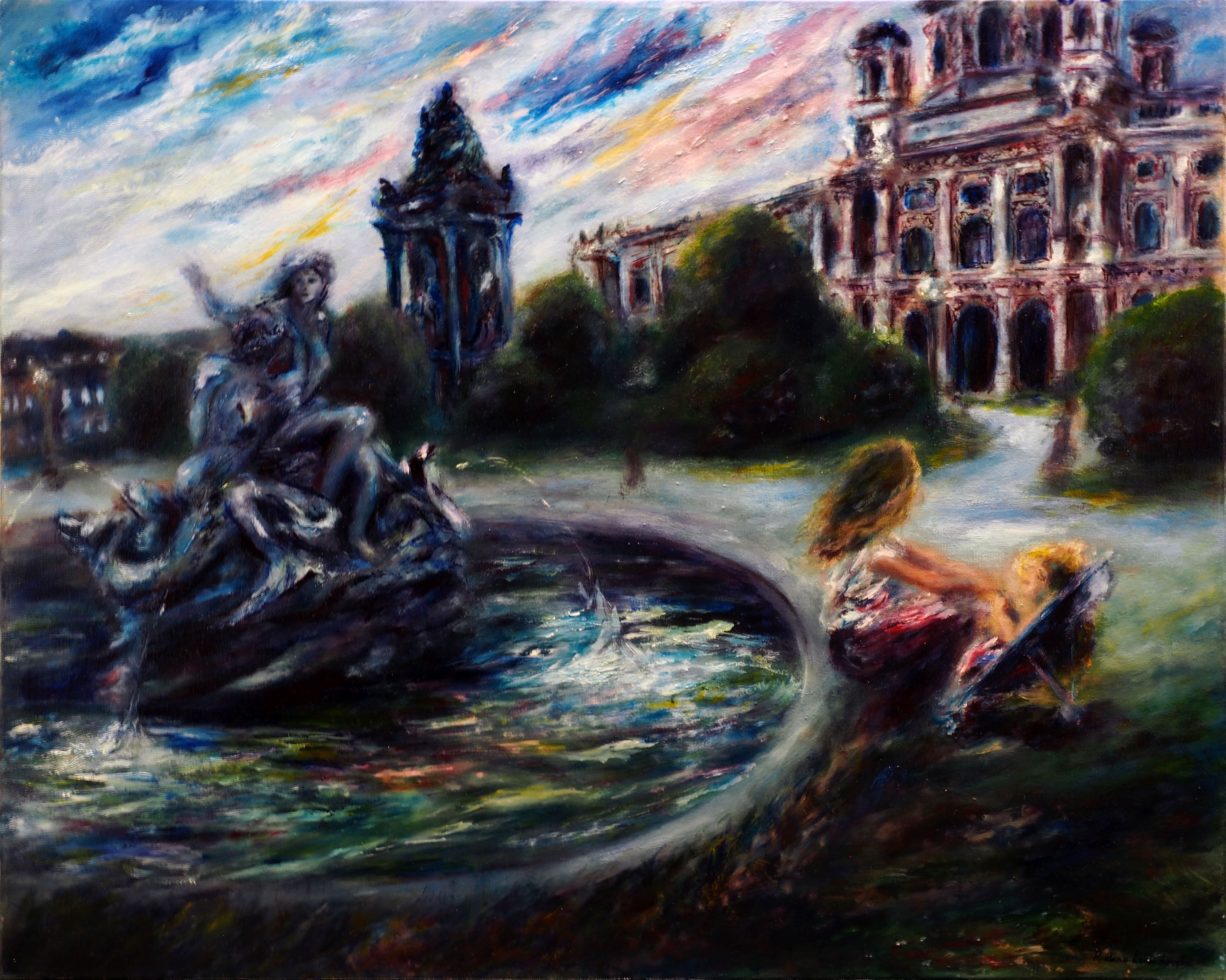 Ruslana Levandovska, Vienna, view from Kunsthistoriche Museum, Wien Ruslana Levandovska, Vienna, view from Kunsthistoriche Museum, Wien