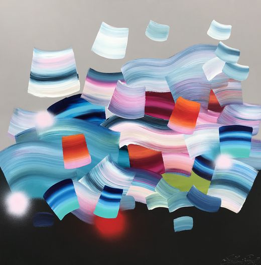 Stephanie Rivet, Que la fête commence!, Painting