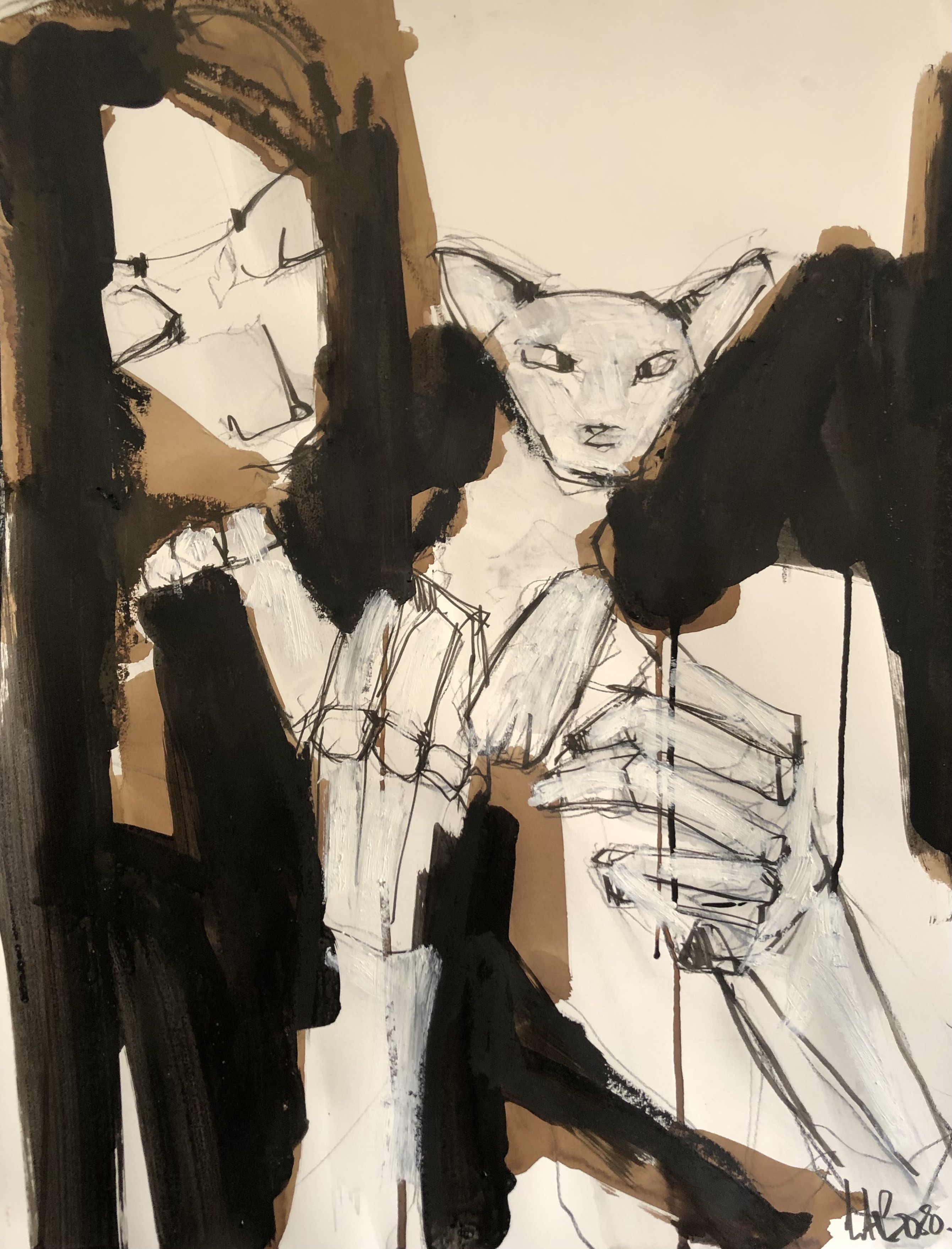 Laurent Anastay-Ponsolle, Octobre, the hairless cat II Laurent Anastay-Ponsolle, Octobre, the hairless cat II