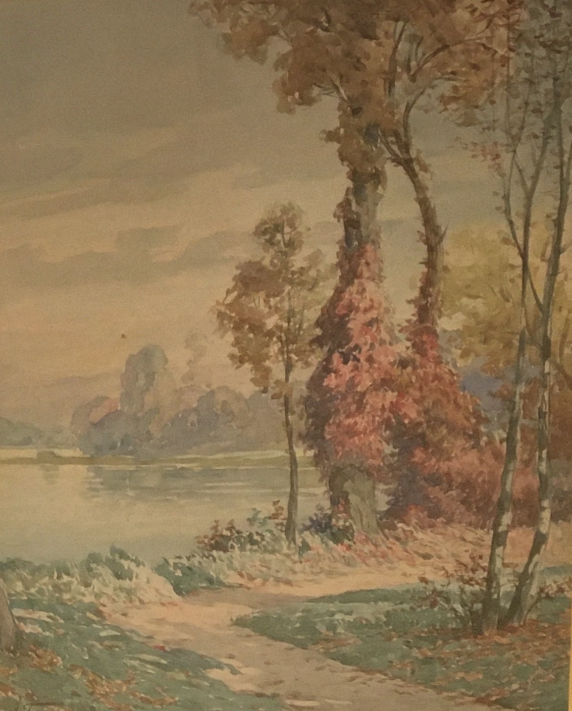 Joseph Ferrero, Bord du lac en automne Joseph Ferrero, Bord du lac en automne