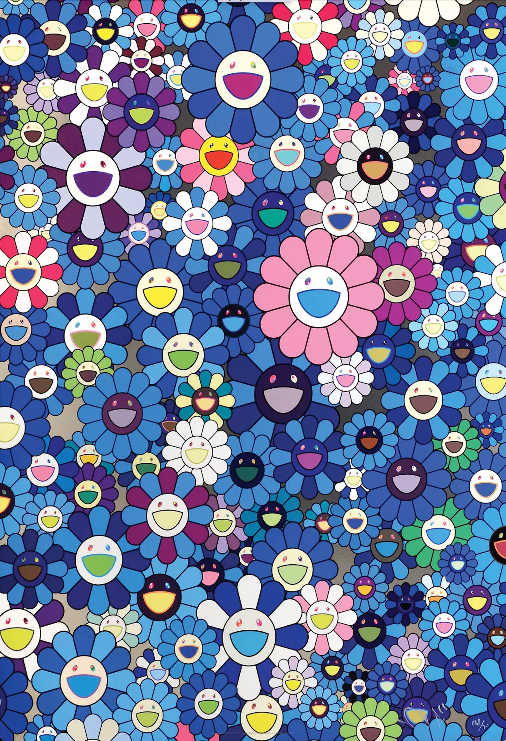 Takashi Murakami, An Homage to IKB 1957 B Takashi Murakami, An Homage to IKB 1957 B