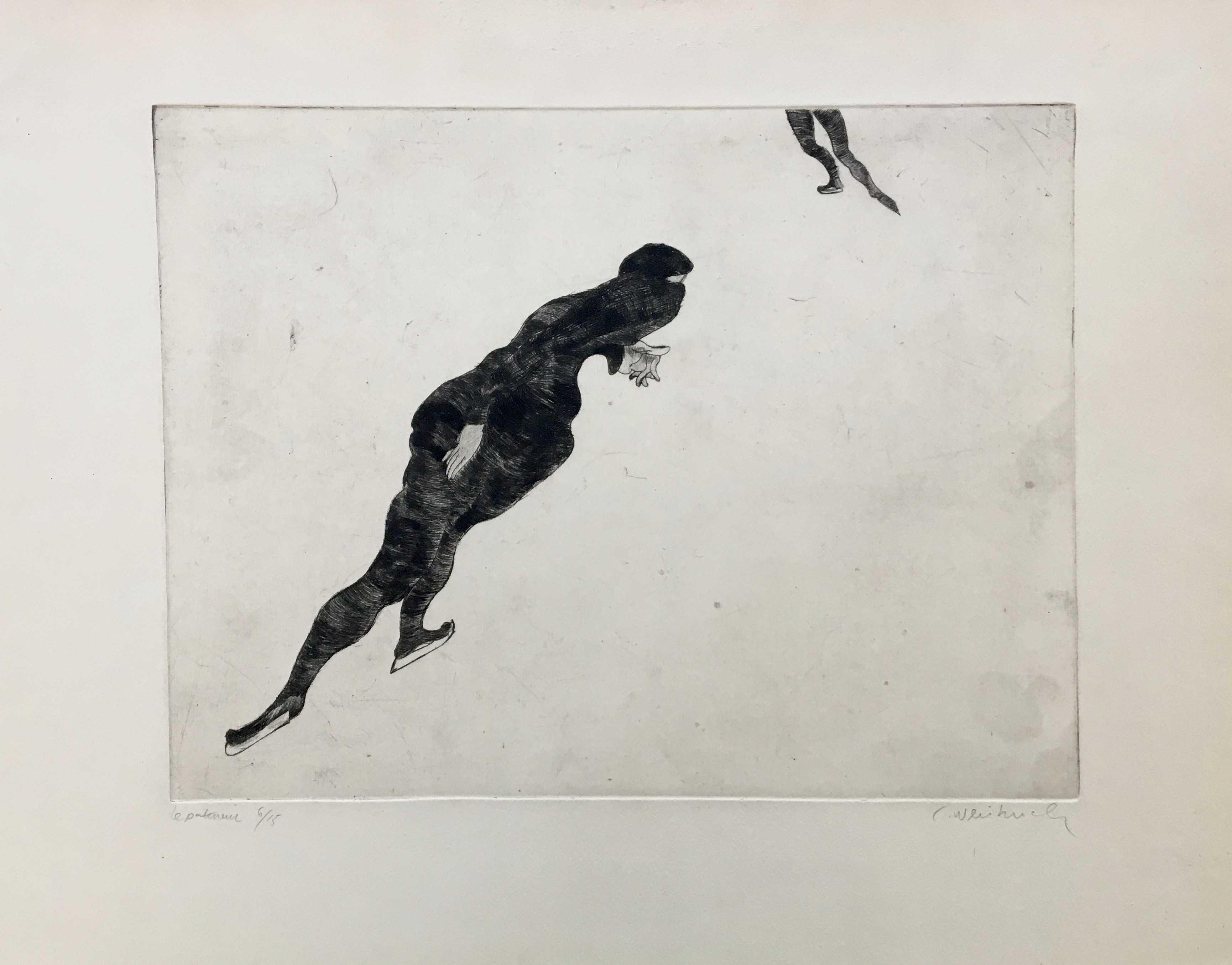 Claude Weisbuch, Le patineur Claude Weisbuch, Le patineur