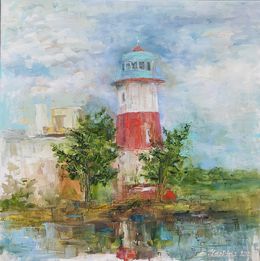 Peinture, Lighthouse, Alexandra Laskina