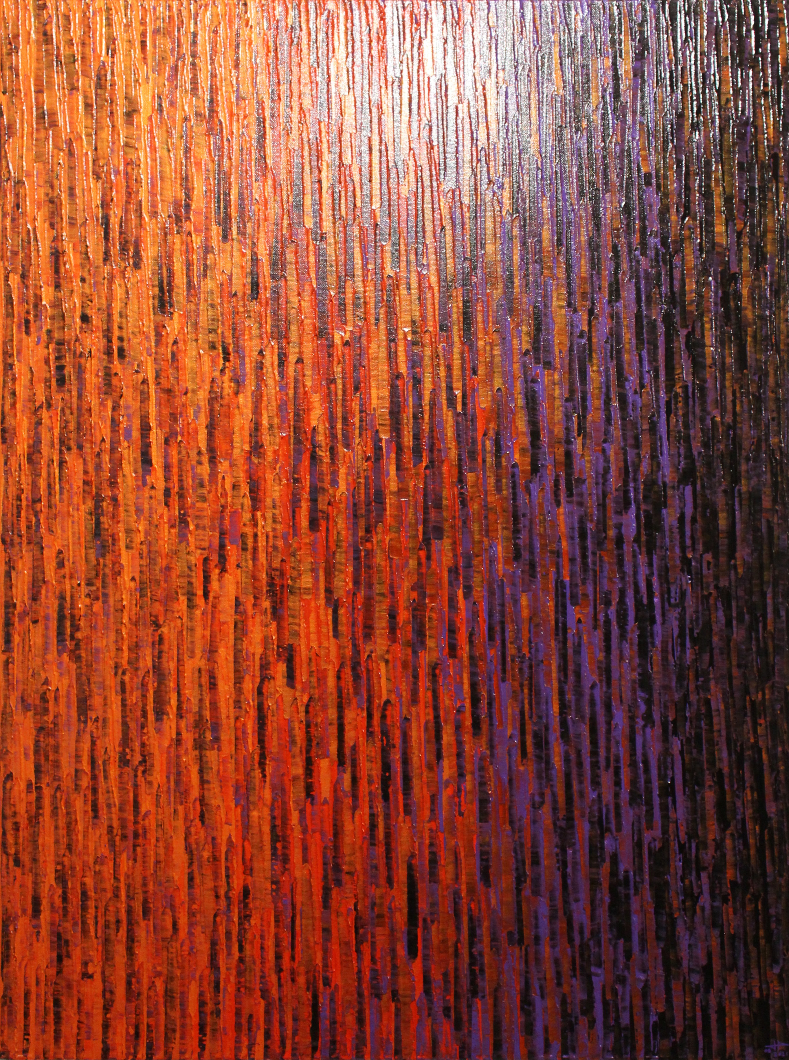 Jonathan Pradillon, Grand Fondu Orange Rouge Violet Jonathan Pradillon, Grand Fondu Orange Rouge Violet