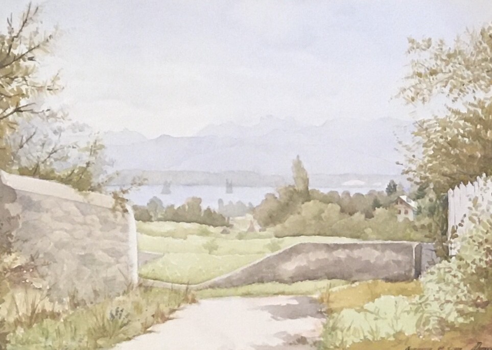 Frédéric Dufaux, Vue d'ensemble sur Commugny, Suisse Frédéric Dufaux, Vue d'ensemble sur Commugny, Suisse