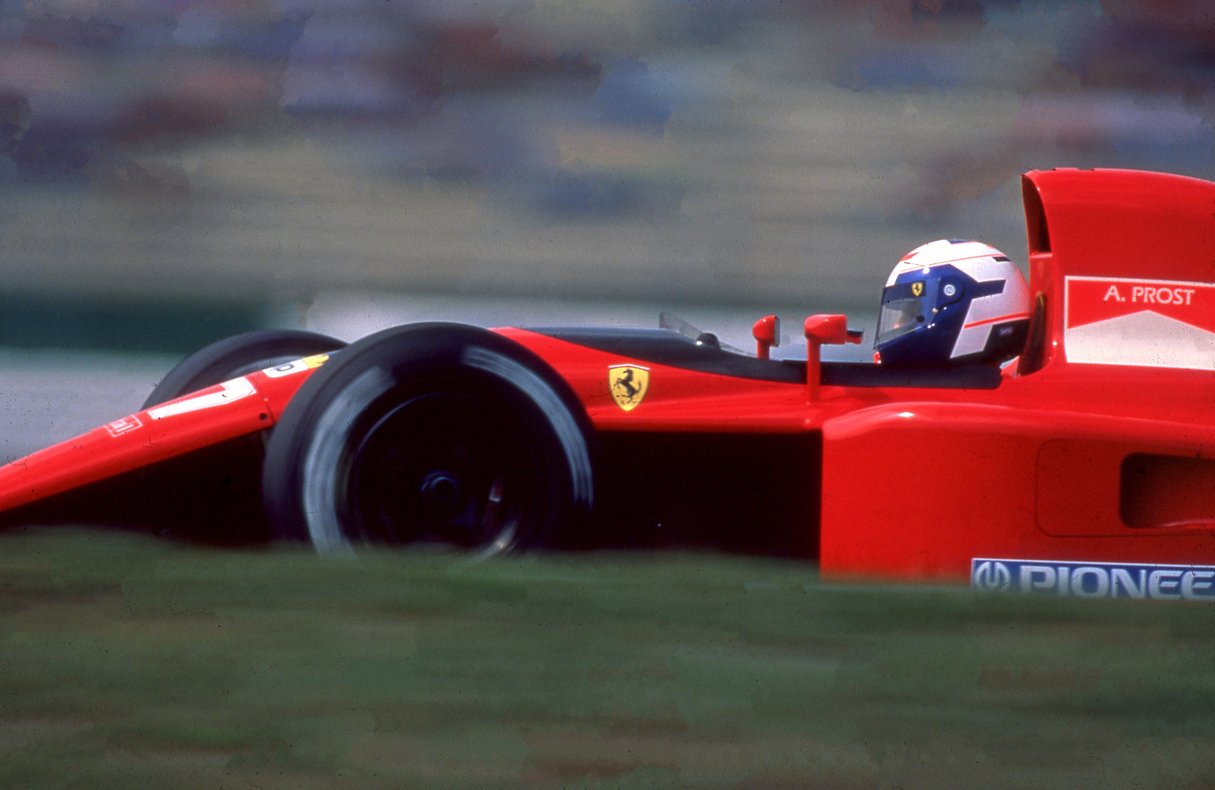 Dominique Leroy, Alain Prost Ferrari 1990 Allemagne Dominique Leroy, Alain Prost Ferrari 1990 Allemagne