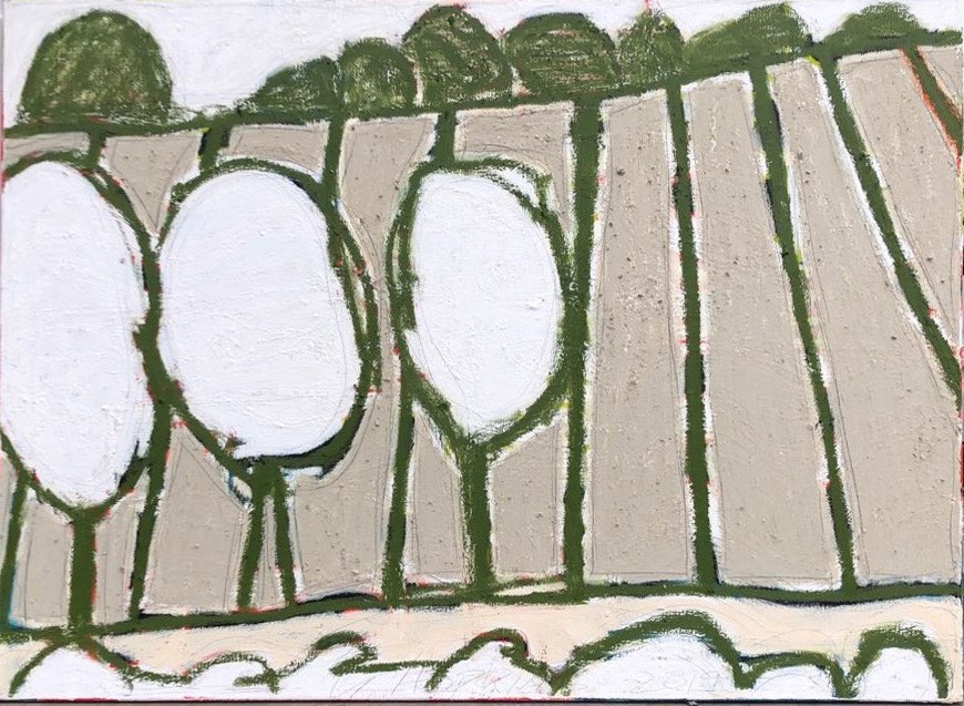 Gordon Hopkins, Field and trees landscape Gordon Hopkins, Field and trees landscape