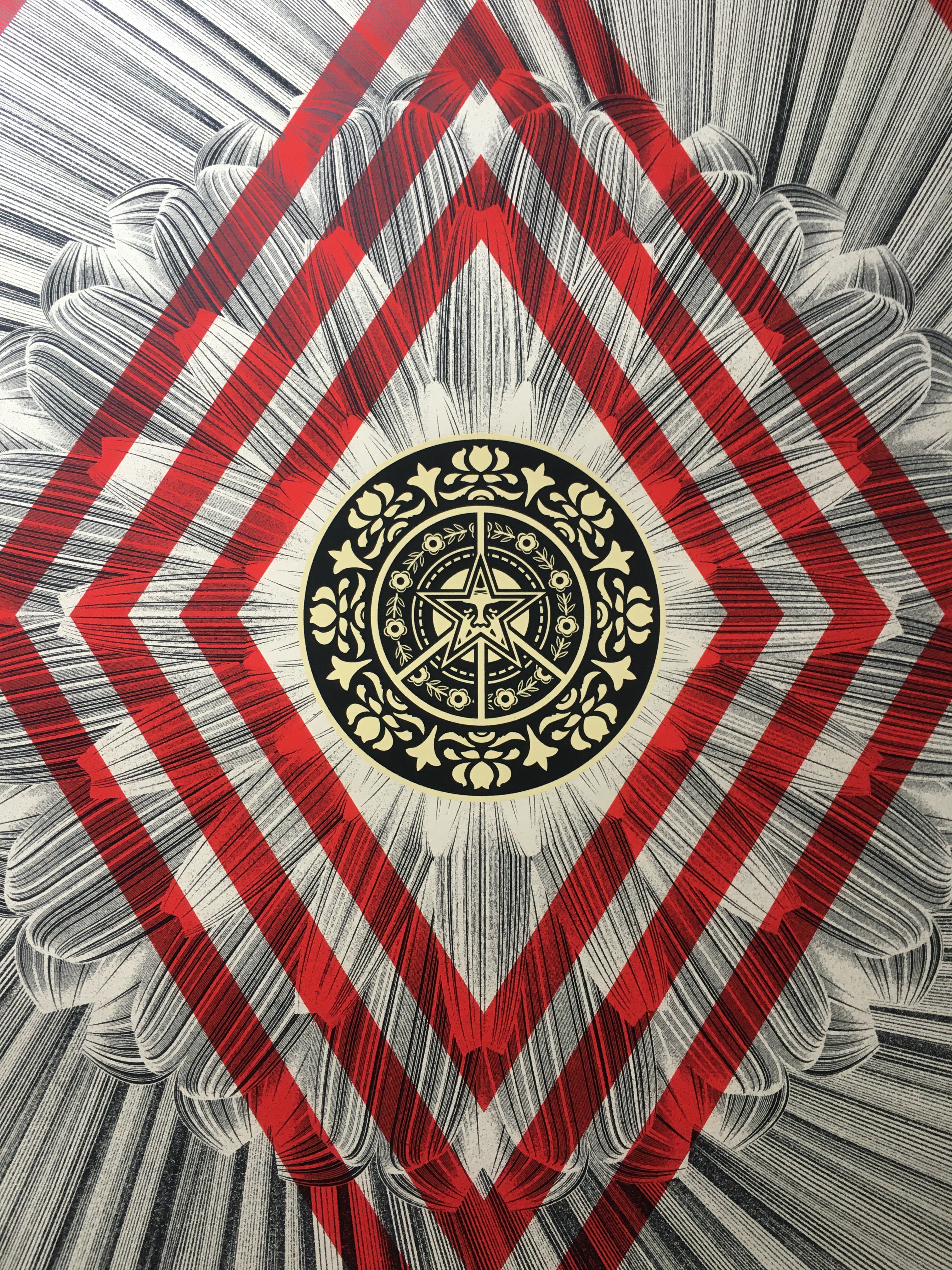 Shepard Fairey (Obey), Flower Diamond Shepard Fairey (Obey), Flower Diamond