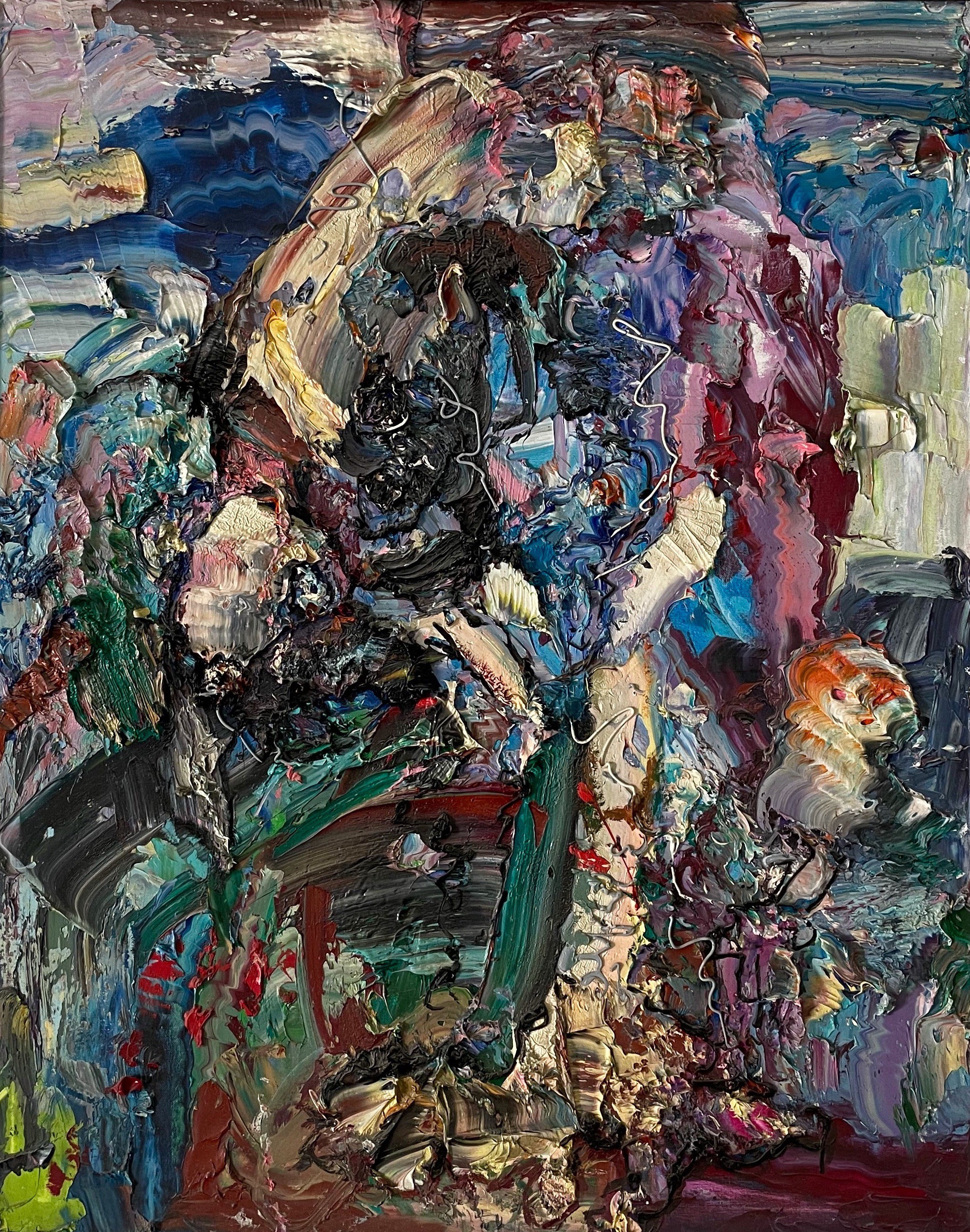 Zenan Fu, Abstract Expressionism No.4 Zenan Fu, Abstract Expressionism No.4