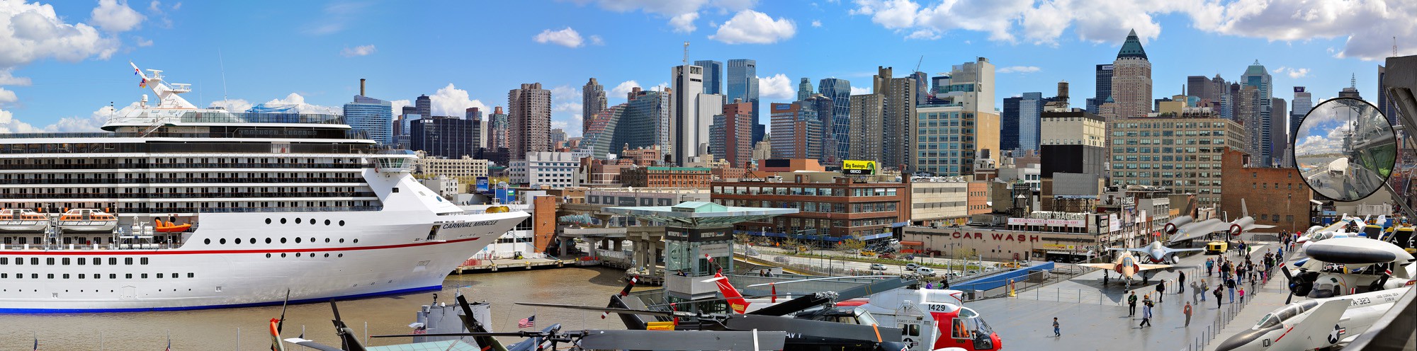 Jean Pierre De Neef, Skyline of New York from the Intrepid Museum Jean Pierre De Neef, Skyline of New York from the Intrepid Museum