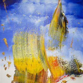 Gemälde, Free Fall Abstract n°542, Harry James Moody