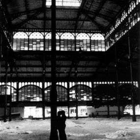Fotografien, Les amoureux du pavillon Baltard désaffecté, Pierre Boulat