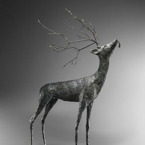 Sculpture, Jeune Cerf, Christine Guillemin