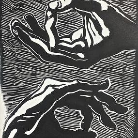 Print, Mains Hands, Maurice Breschand