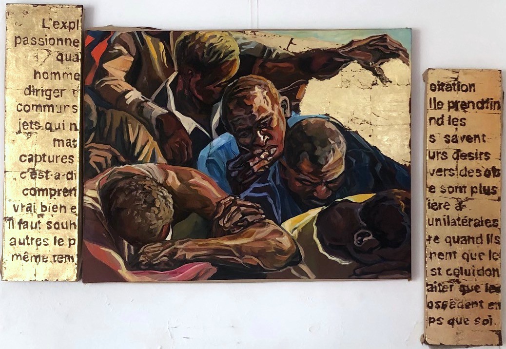 Hélène Deghilage, L'exploitation passionnelle, triptyque Hélène Deghilage, L'exploitation passionnelle, triptyque