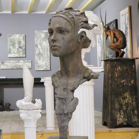 Sculpture, Eurydice III Semi monumentale, Christophe Charbonnel