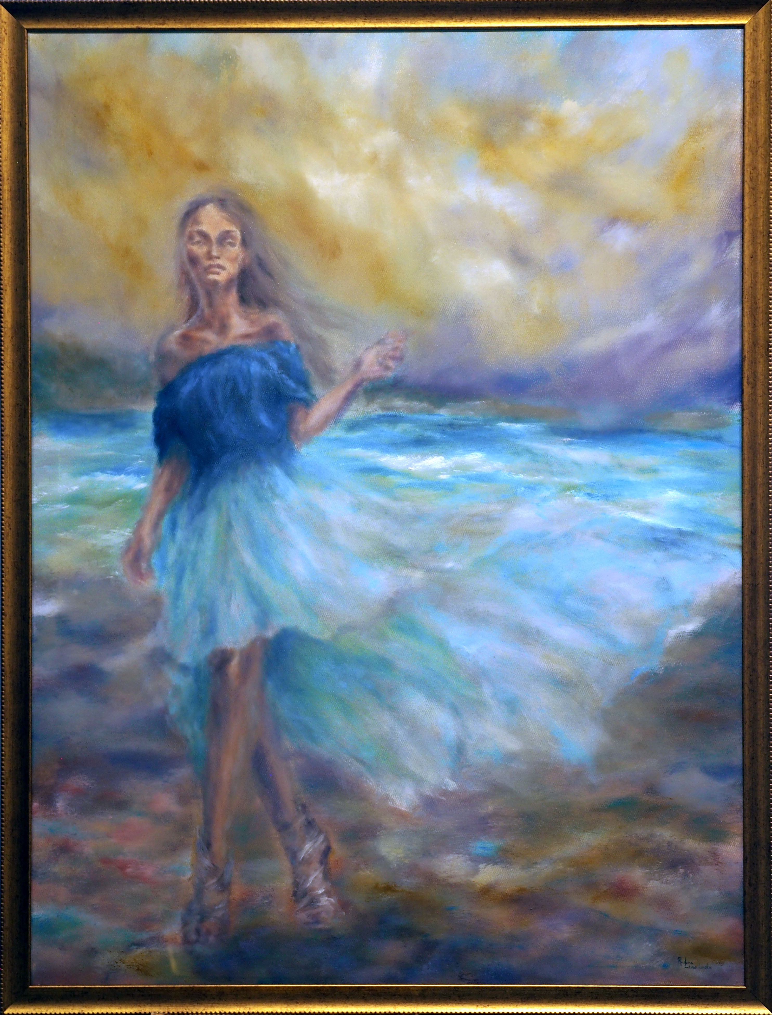 Ruslana Levandovska, Woman by the Sea Ruslana Levandovska, Woman by the Sea