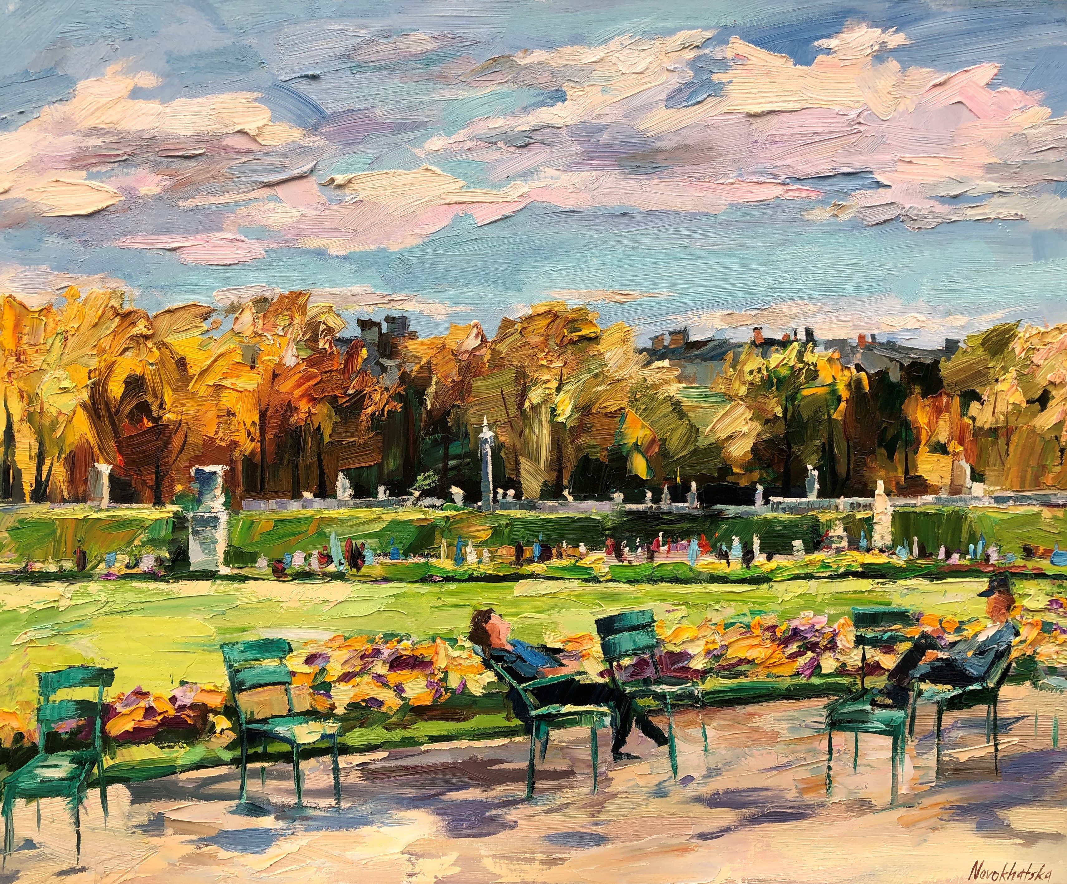 Olga Novokhatska, Au jardin du Luxembourg Olga Novokhatska, Au jardin du Luxembourg