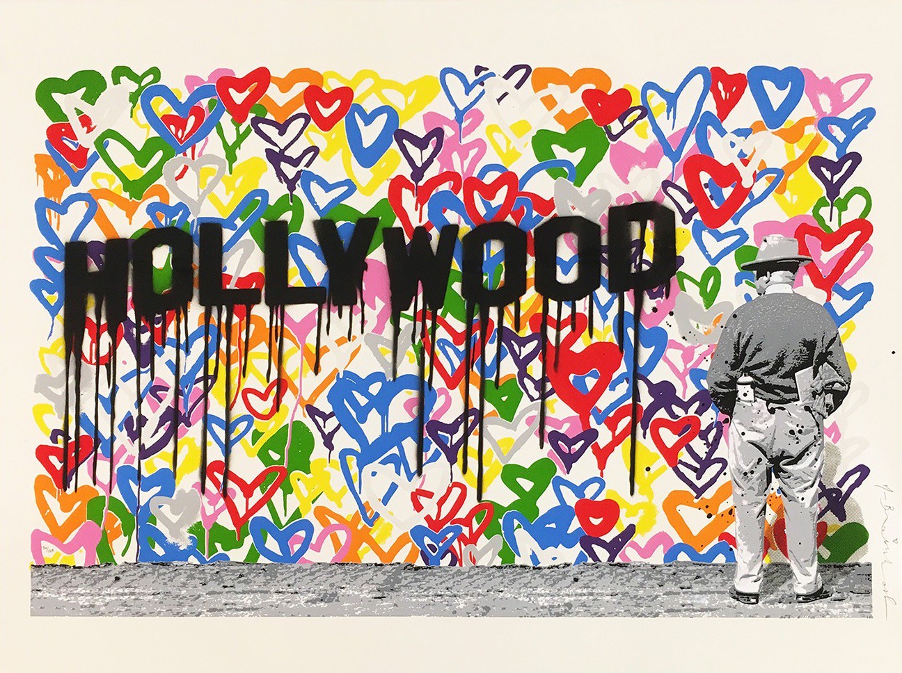 Mr. Brainwash, Hollywood - (Life is Beautiful - Follow your Dreams) Mr. Brainwash, Hollywood - (Life is Beautiful - Follow your Dreams)