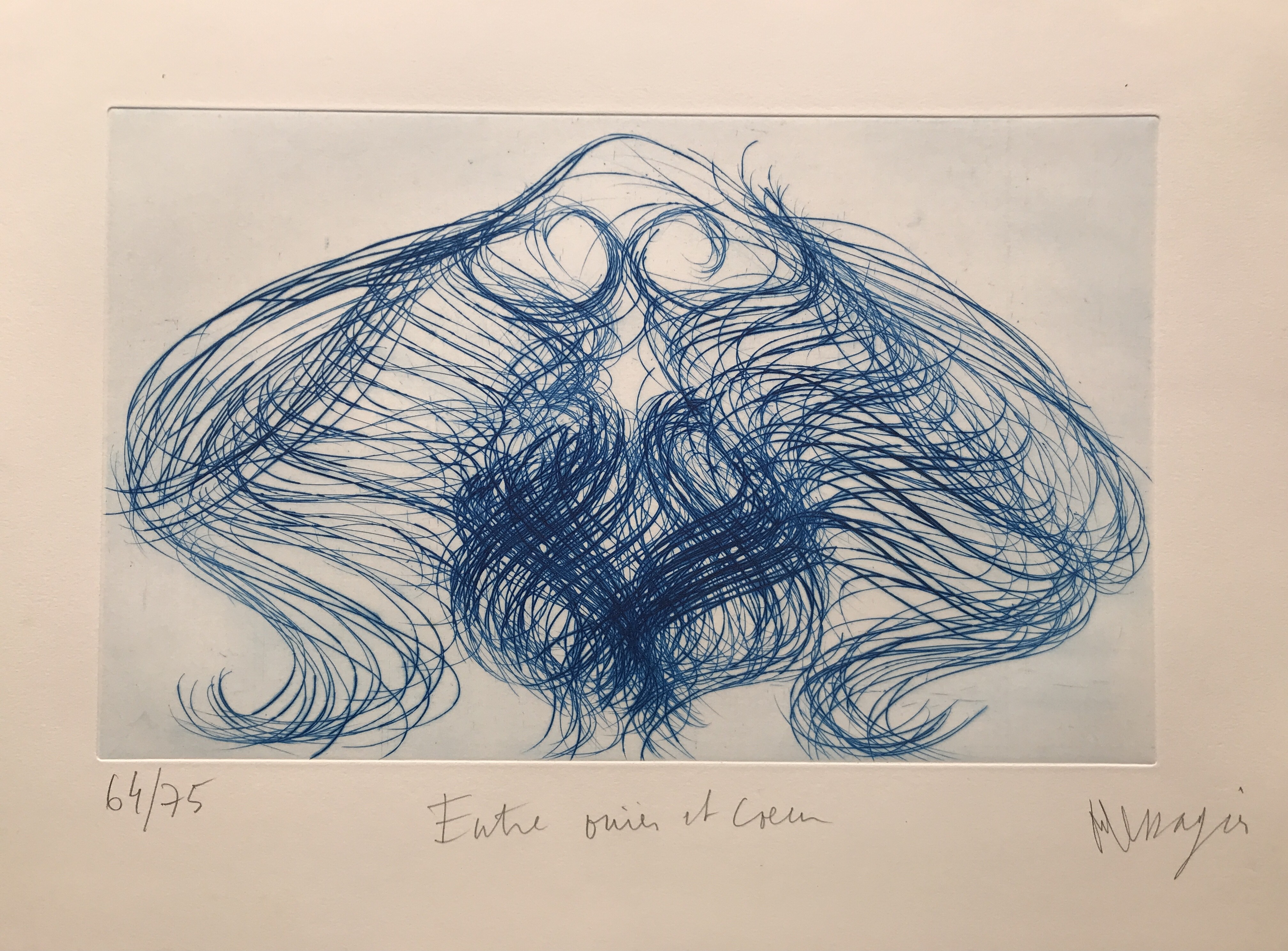 Jean Messagier, Entre ouïes et coeur Jean Messagier, Entre ouïes et coeur