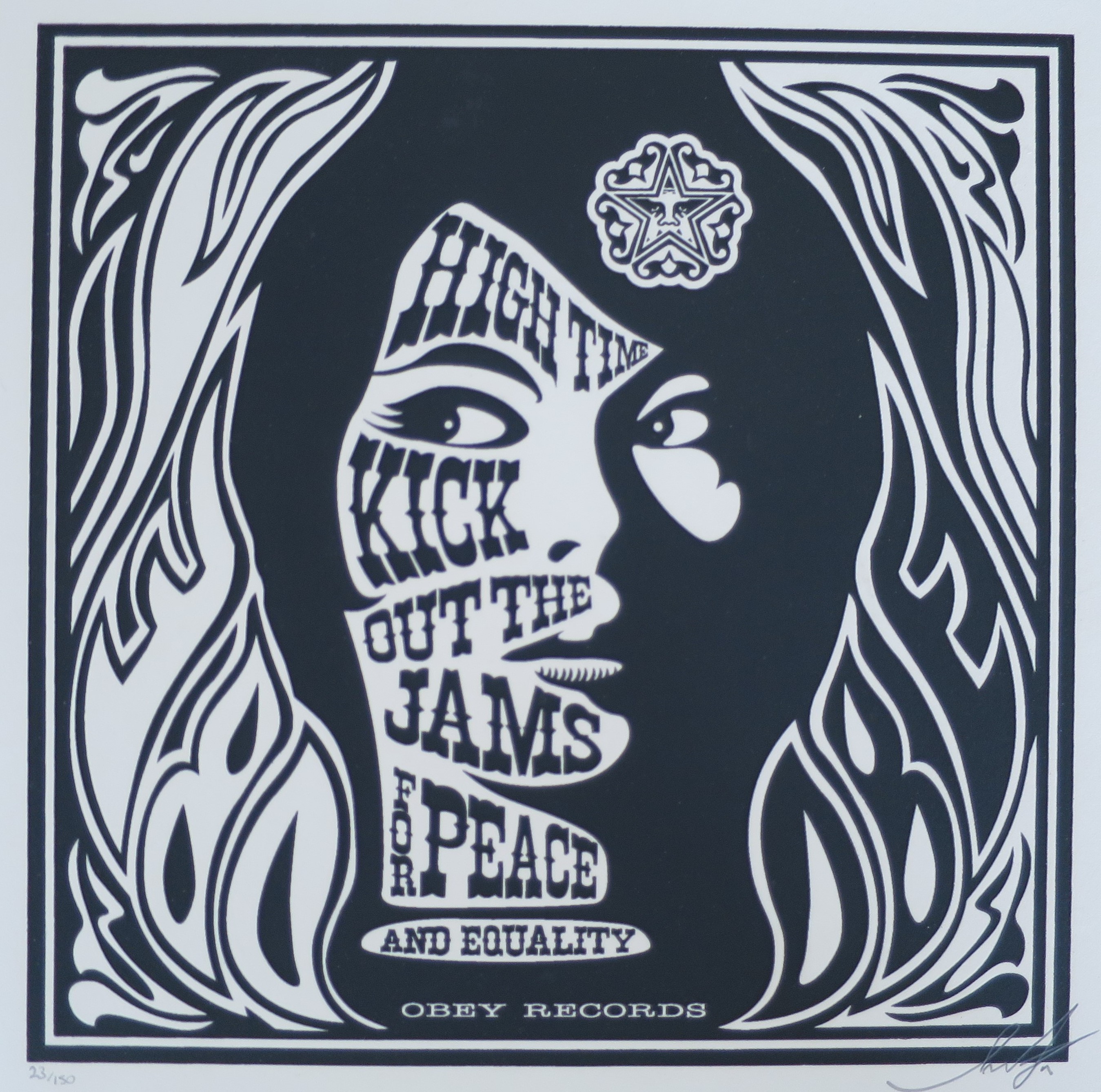 Shepard Fairey (Obey), High Time Kick Out the Jams for Peace and Equality Shepard Fairey (Obey), High Time Kick Out the Jams for Peace and Equality