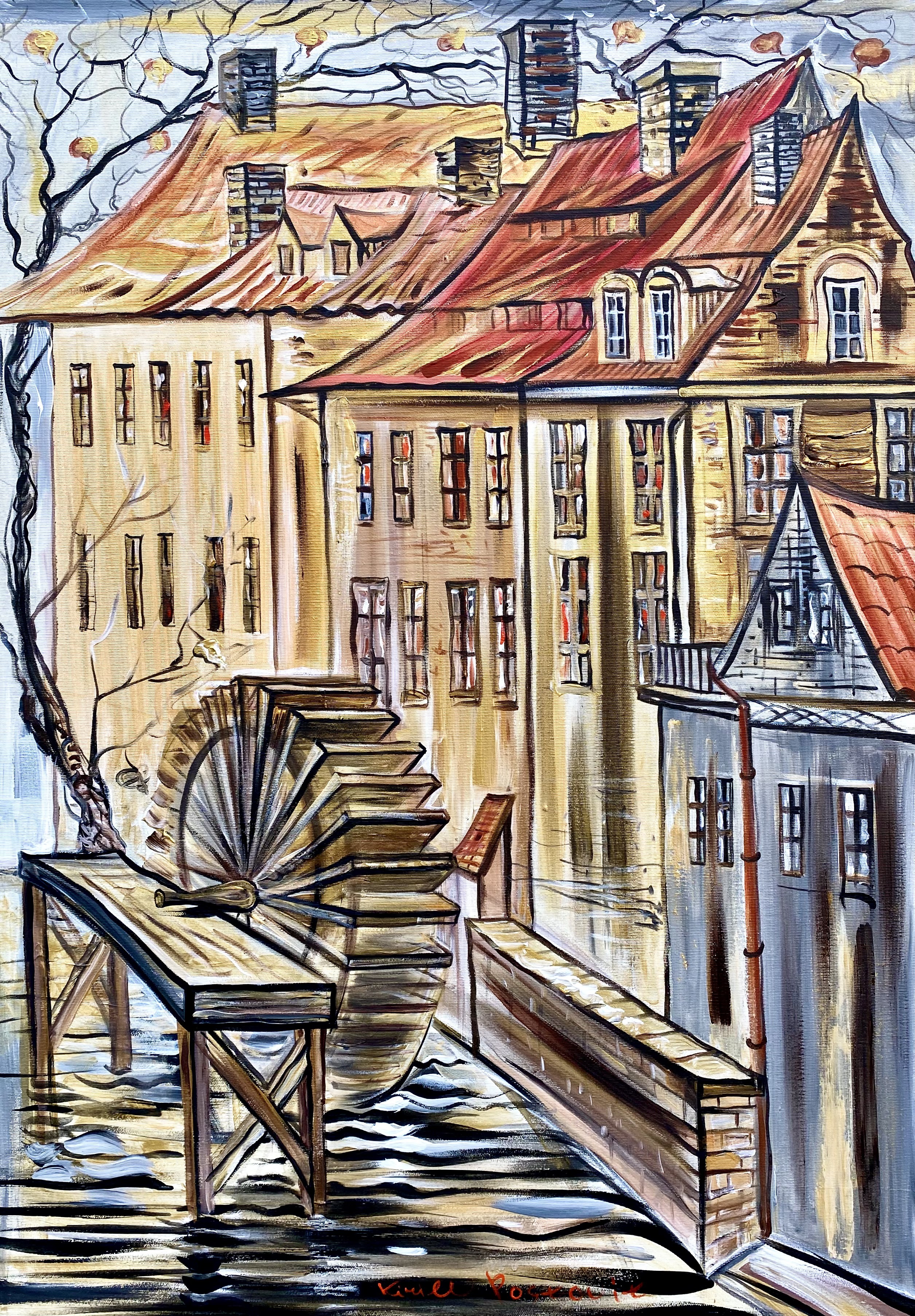 Kirill Postovit, The Watermill Of Autumn Kirill Postovit, The Watermill Of Autumn