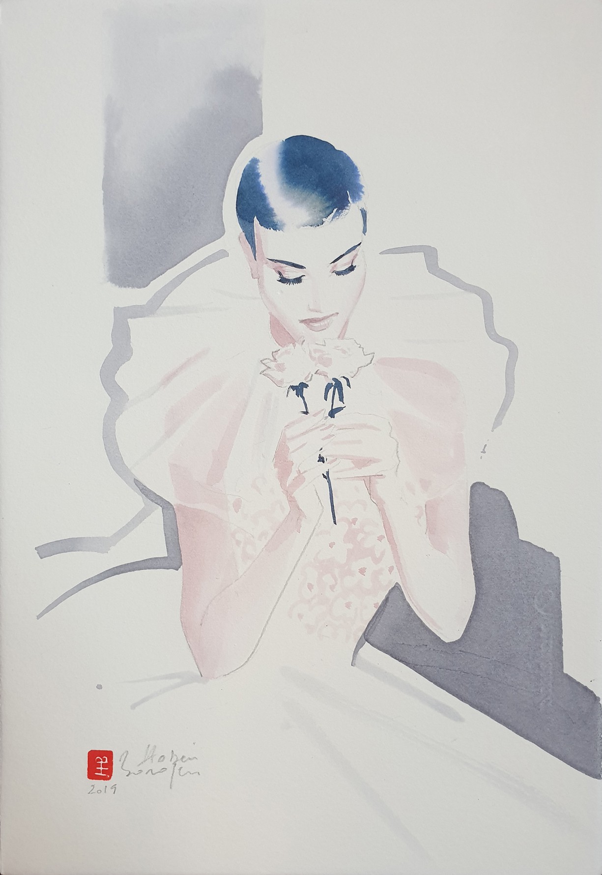Hossein Borojeni, Rose Blanche Hossein Borojeni, Rose Blanche