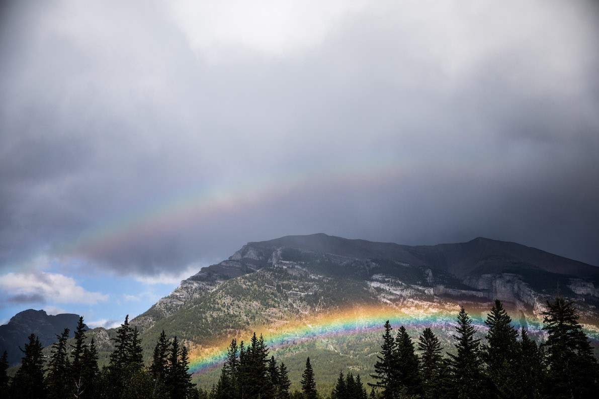 David Tesinsky, Double rainbow moment, Alberta, Canada David Tesinsky, Double rainbow moment, Alberta, Canada