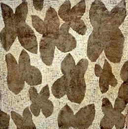Peinture, Ensemble de feuilles ou de papillons #2, Françoise Danel