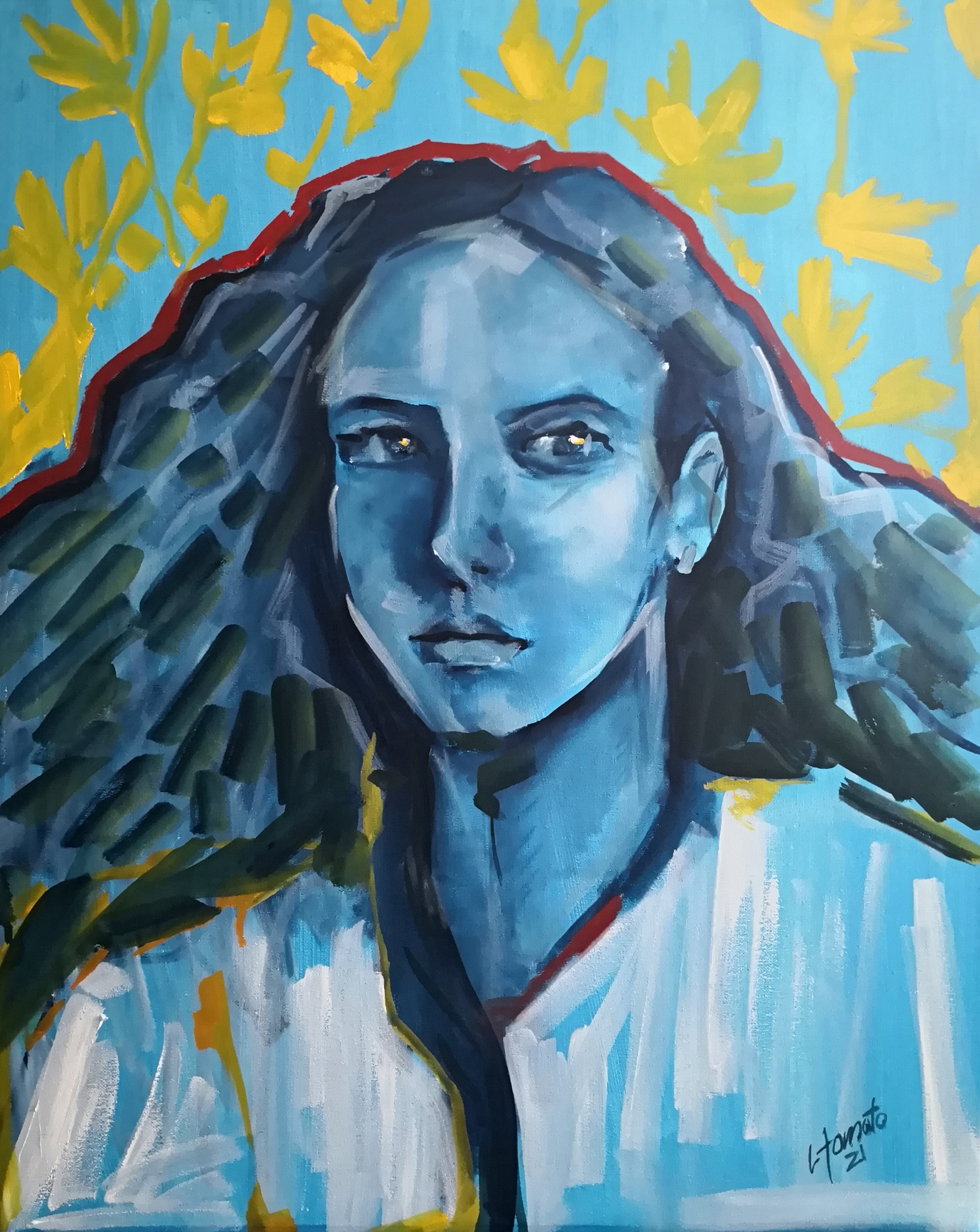 Lorena Fonsato, Ragazza in blu Lorena Fonsato, Ragazza in blu