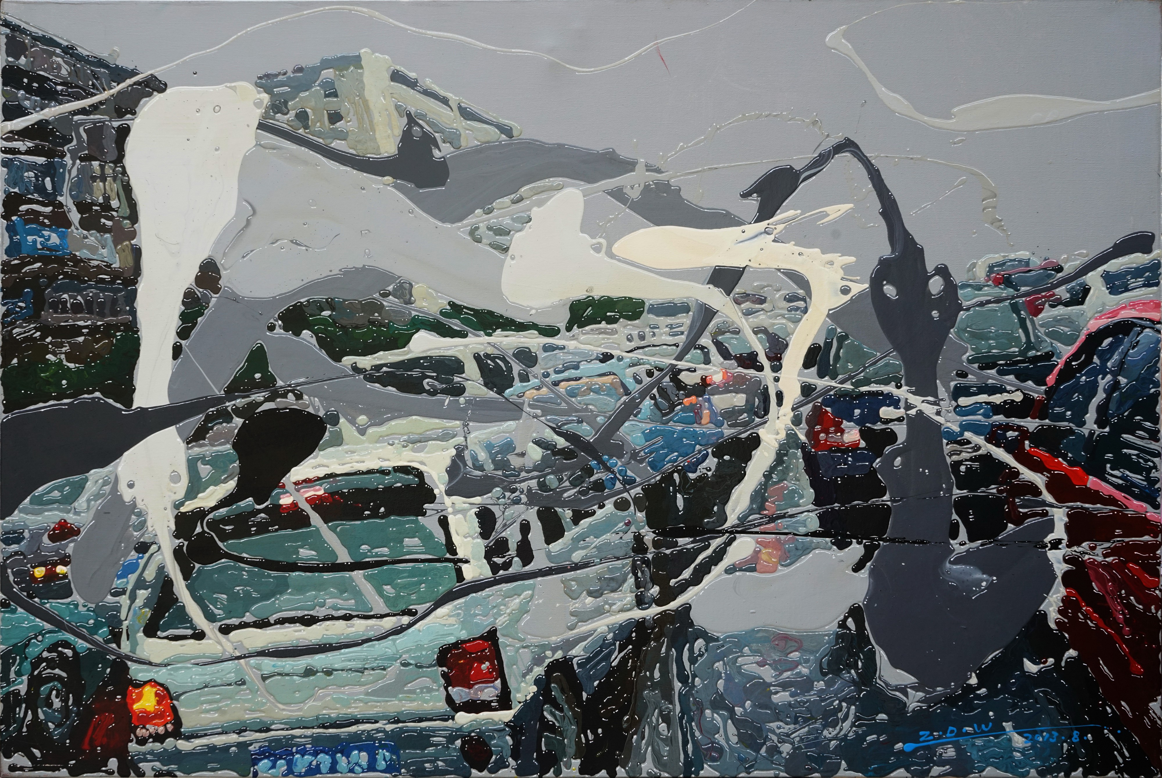 Zhao De-Wei, Urban Landscape Series - On The Road Zhao De-Wei, Urban Landscape Series - On The Road