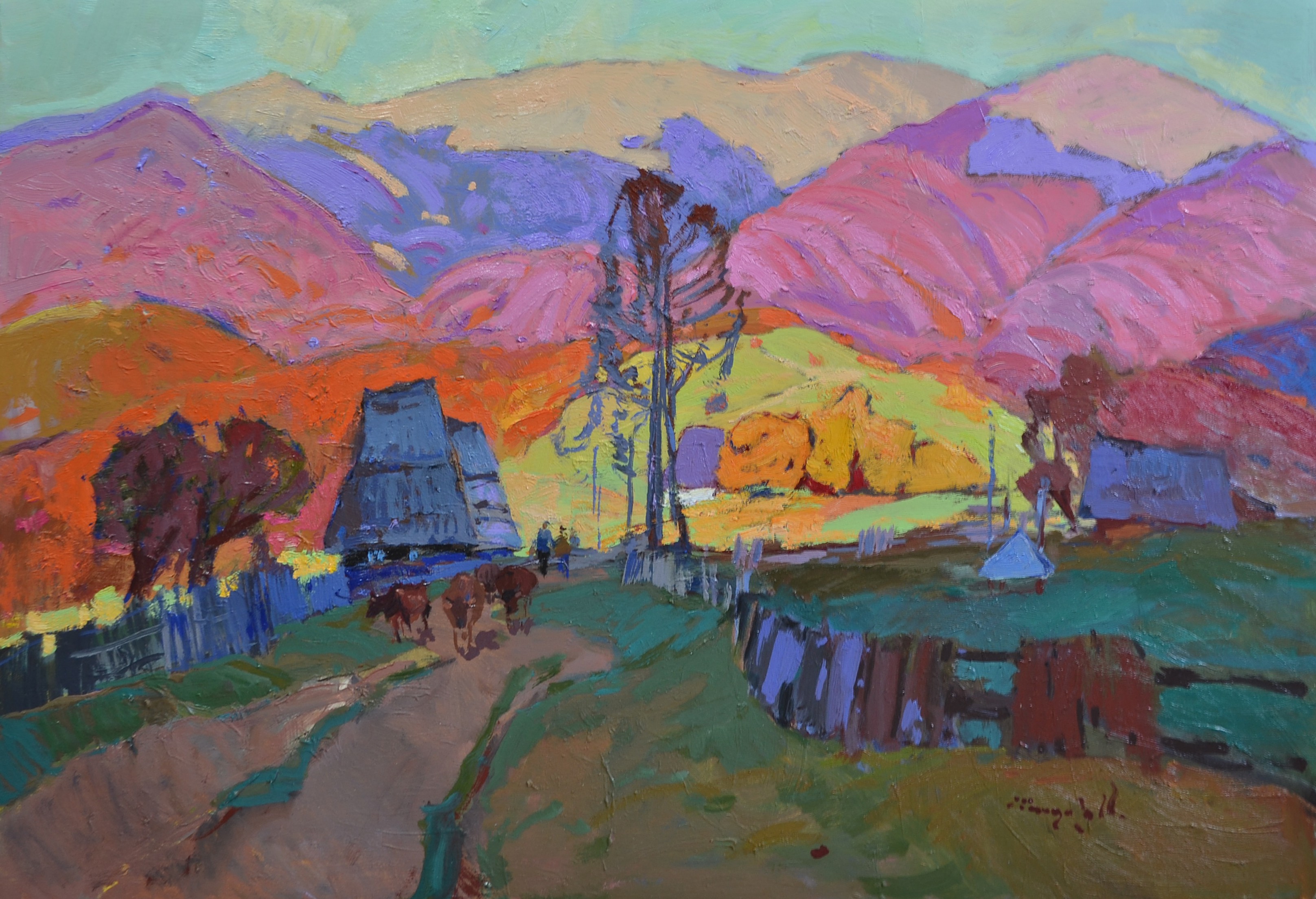 Alexander Shandor, Pink meadows Alexander Shandor, Pink meadows