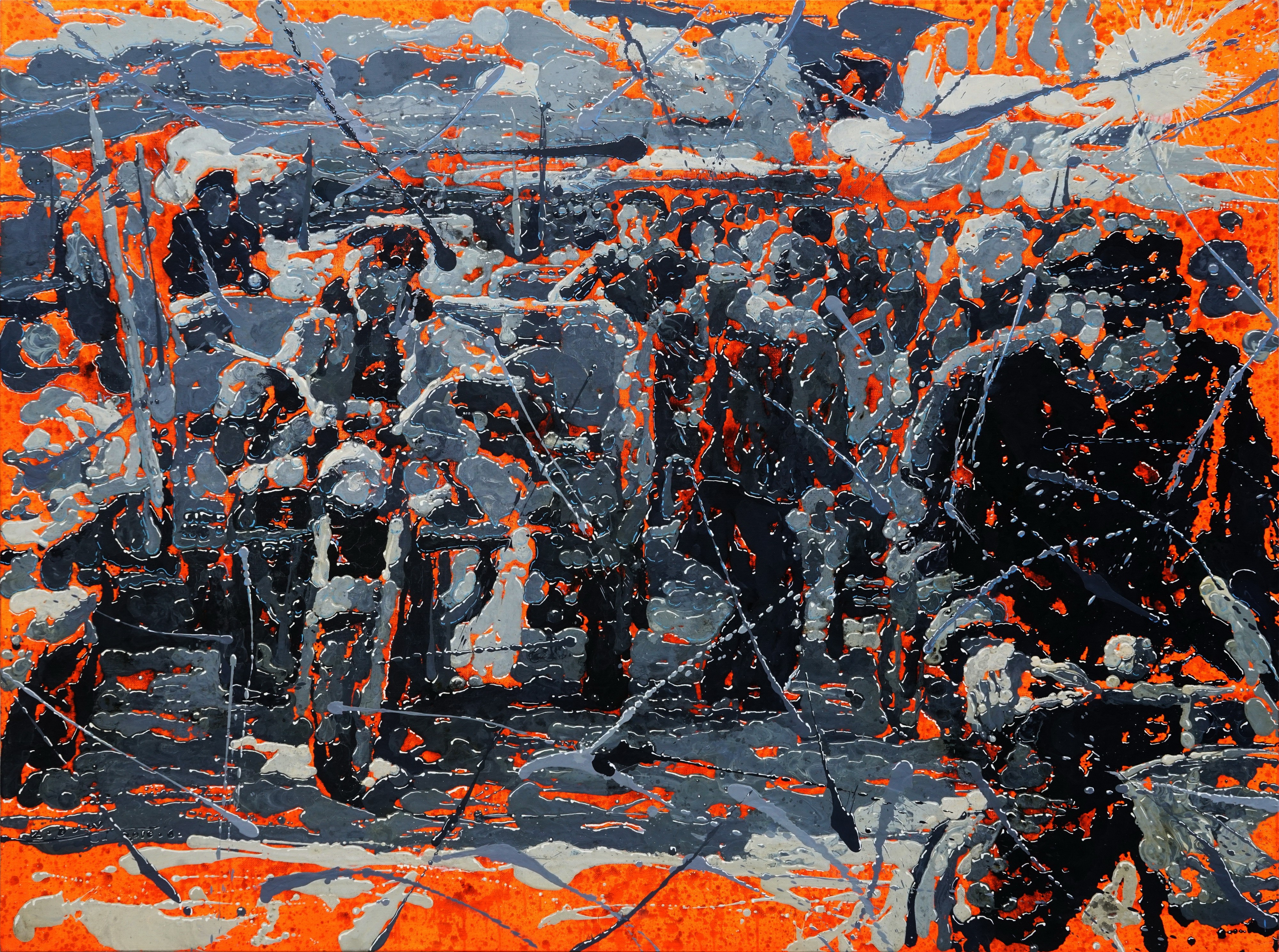 Zhao De-Wei, Urban Landscape Series - Farmers' Market Zhao De-Wei, Urban Landscape Series - Farmers' Market