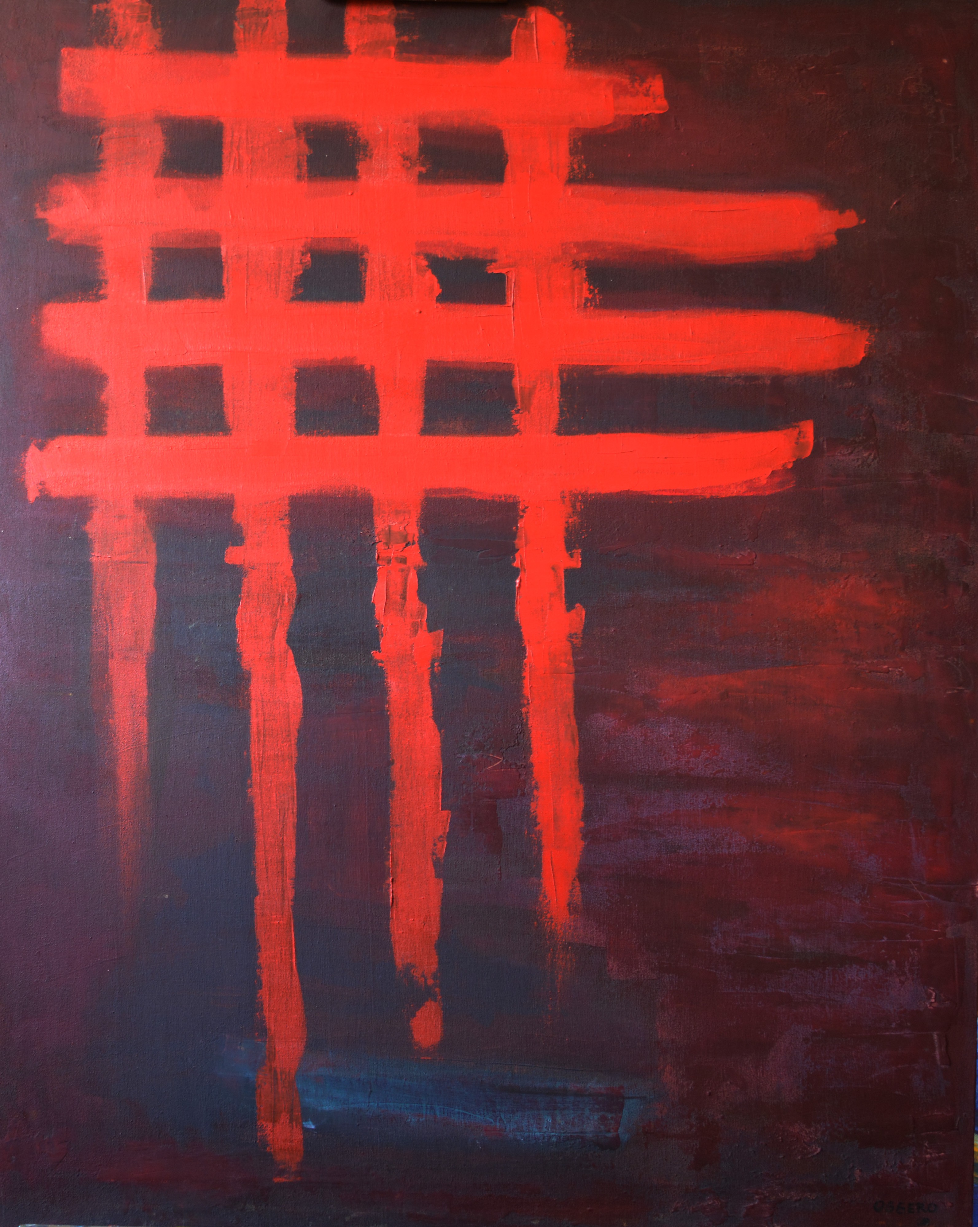 Beatriz Oggero, Structure in red Beatriz Oggero, Structure in red