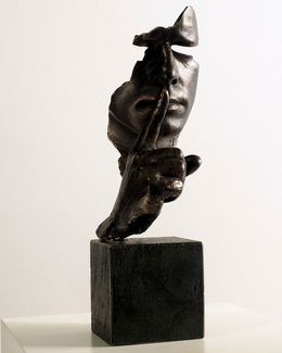 Skulpturen, Calme et le silence bronze, Miguel Guía