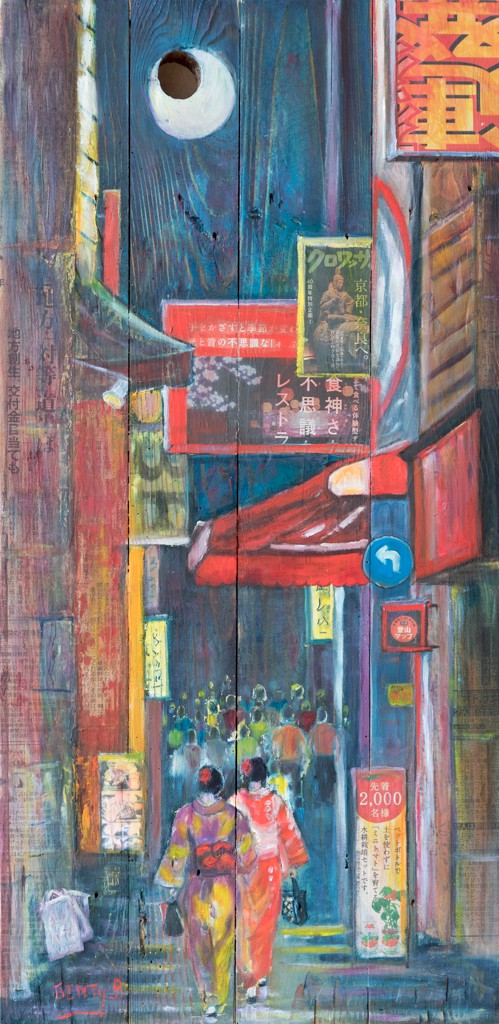 Brigitte Genty, Tokyo n°4 - série voyage en Asie Brigitte Genty, Tokyo n°4 - série voyage en Asie