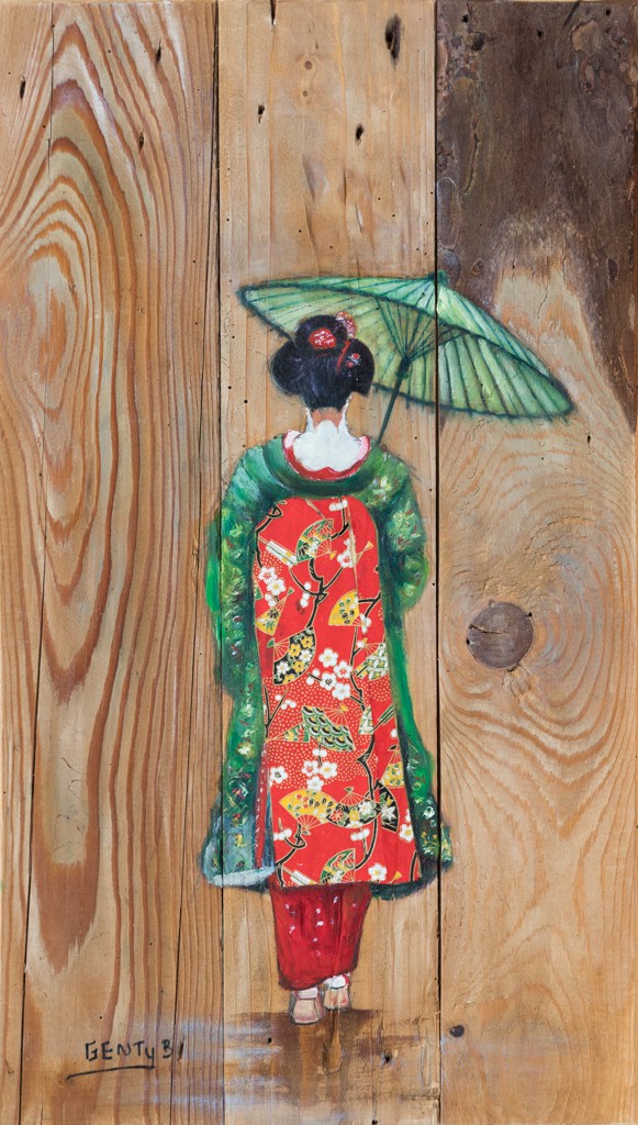 Brigitte Genty, Geisha n°11 - série voyage en Asie Brigitte Genty, Geisha n°11 - série voyage en Asie