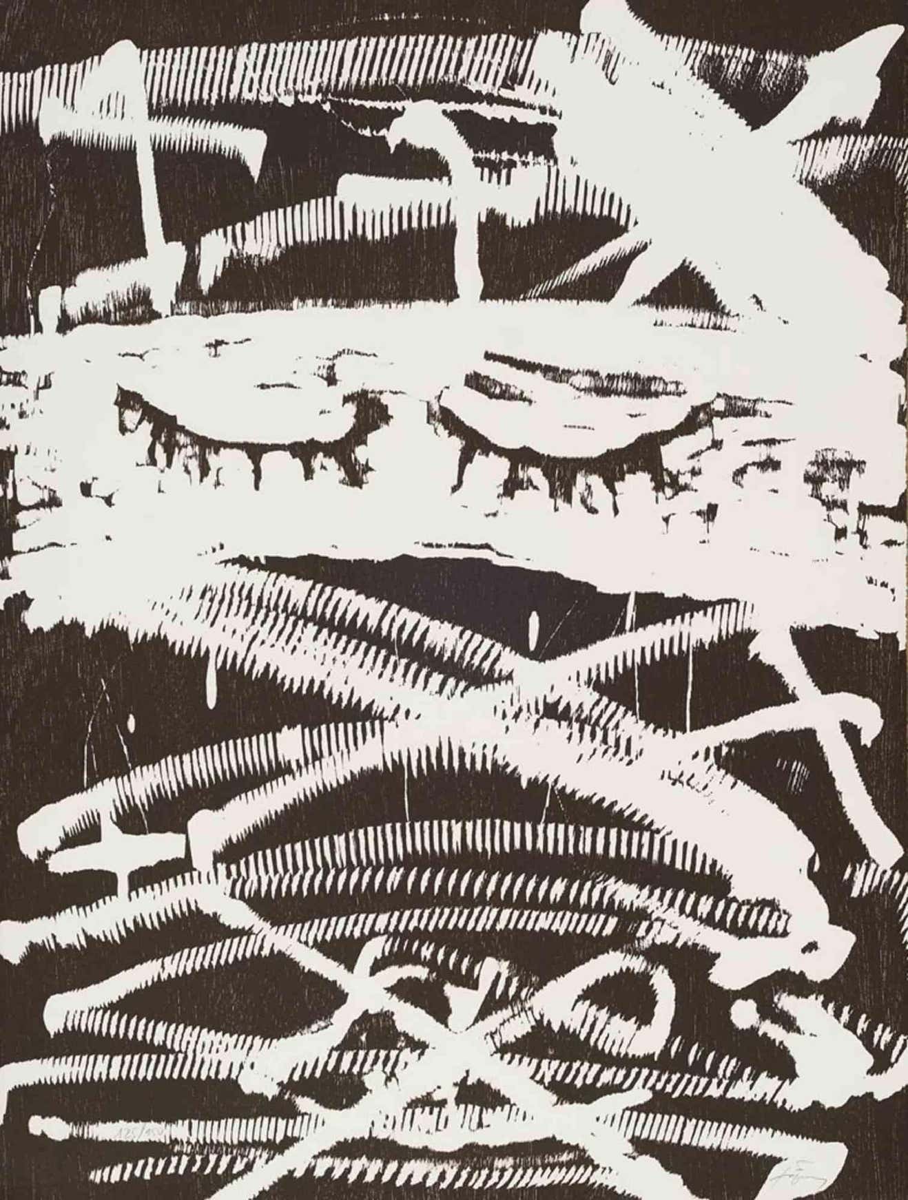 Antoni Tapies, Untitled from Artist Against Torture Antoni Tapies, Untitled from Artist Against Torture