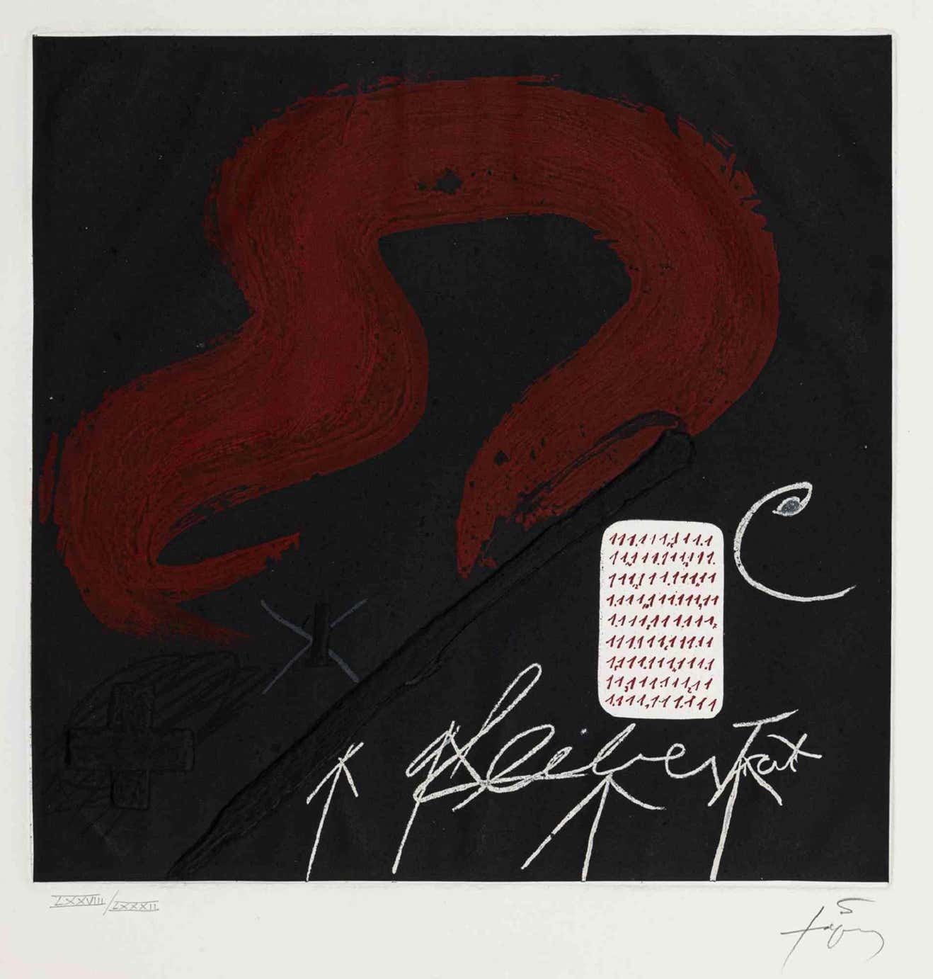 Antoni Tapies, Cinta Roja Antoni Tapies, Cinta Roja