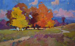 Gemälde, Autumn Peak, Alexander Shandor